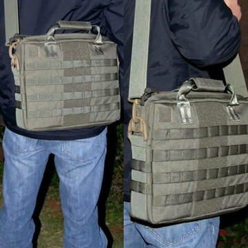 FLYYE翔野 MID防震電腦公文包13/14/17寸 MOLLE系統單肩斜跨/手提