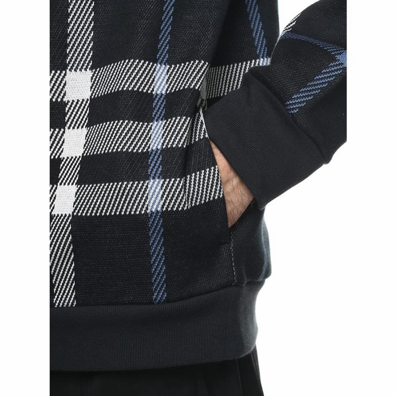 バーバリー パーカー BURBERRY メンズ フーディー チェック ジャ