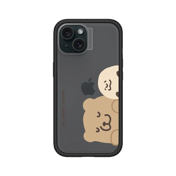 iPhone 15 Mod NX 黑 - 咻咻熊 XiuXiubear - 熊與泥