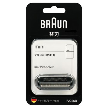 BRAUN 百靈 刀頭刀網組 F/C26B 黑色 德國製造 適用於M-1010 M-1011 M-1012 M-1000型號刮鬍刀  1個裝  1個