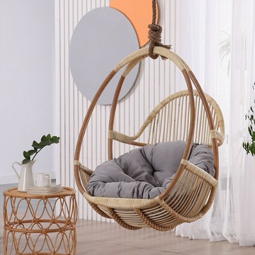 免運/公司貨 吊籃 吊椅 真藤吊椅簡約吊籃網紅秋千藤椅陽臺搖椅室內民宿懸掛北J& 可開發票 全館五折 工廠現貨直銷 新品特價 z11013