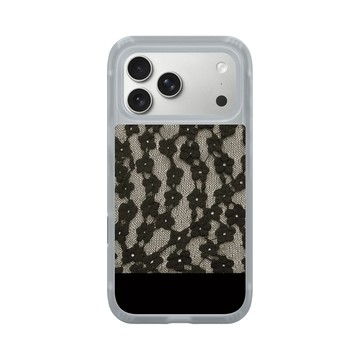 iPhone 17 Pro Max AirX 流變灰 - Pattern Play - 暗夜蕾絲