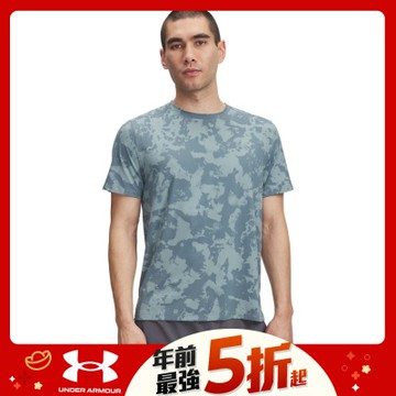 【UNDER ARMOUR】UA 男 Launch Elite 印花短袖T-Shirt_1389804-323