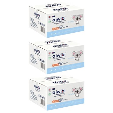 aiwibi 愛薇彼 零觸感瞬吸黏貼型尿布 9~14kg  L  396片