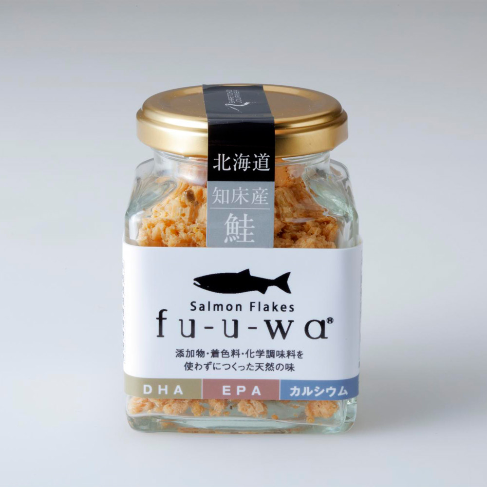 知床ジャニー 鮭丸ごと一本 fu-u-waサーモンフレークセット