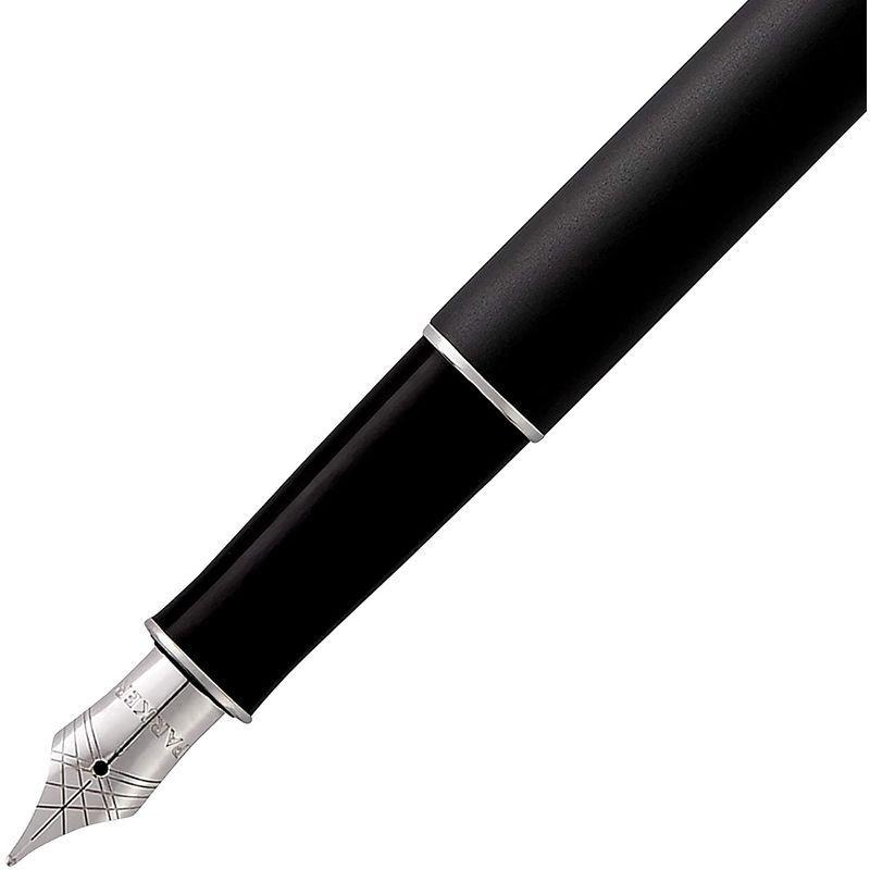 PARKER パーカー 万年筆 F 細字 ソネット マットブラックCT 1950879AS 両用式 正規輸入品 約146mmx9mm