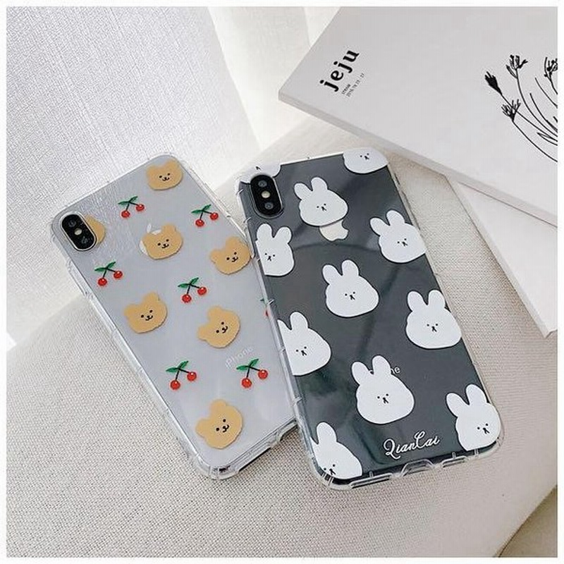 くま うさぎ 韓国 Iphoneケース クリアiphoneケース アイフォンケース Iphone11ケース スマホケース クリアケース 可愛い 人気 個性的 韓国ケース ペア 通販 Lineポイント最大get Lineショッピング