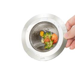PUSH!廚房用品外徑7.7MM內徑4.3MM高1.5CM密合式不鏽鋼流理台水槽濾網2入(HD1001)D36-1