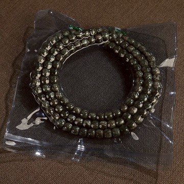 海南原生態星月菩提子靈玉108顆素珠高密8*7文玩手串手鏈