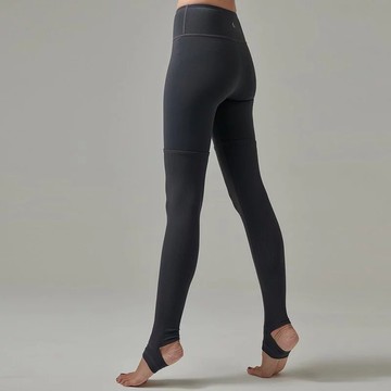 YOGA FLOW Brook Pants - 雙材質拼長褲 - 沉穩灰 Dark Grey