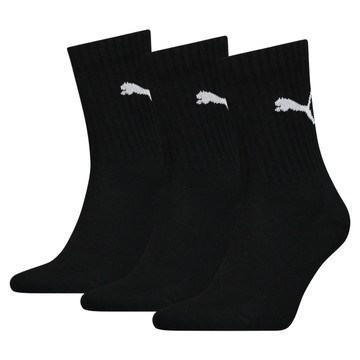 PUMA 中短筒襪3件組 EU39~42 701244023003  黑色  25-27cm
