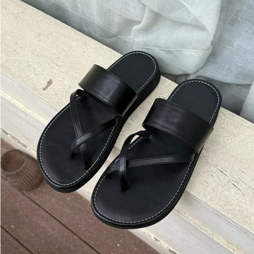 【現貨】小厚底2cm✨軟底🥥舒適👧🏻 ｜鞋空間自訂 ｜交叉 套指 厚底 平底 拖鞋。9011