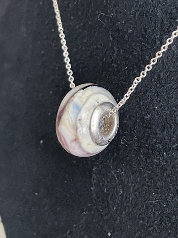 毛髮造型骨灰琉璃項鍊-客製化