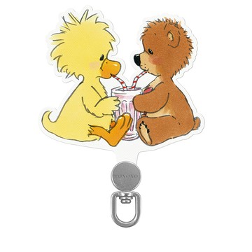【 TOXOXO 】Suzy's Zoo｜共享飲料：旋轉手機掛片/夾片