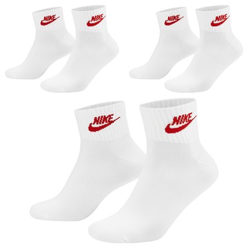 NIKE 耐吉 基本款短襪 U NK NSW EVERYDAY ESSENTIAL  L(27~30cm)  白色  3雙