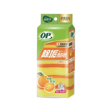 [家速配]OP海綿菜瓜布6入-除垢耐用