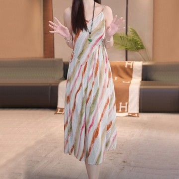 ＊ORead＊印花吊帶裙連身裙(圖片色S~XL)