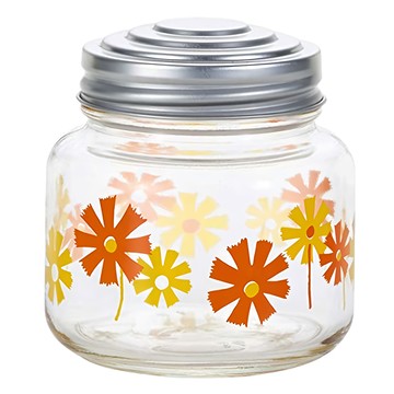 ADERIA GLASS 復古玻璃收納罐 愛麗絲  375ml  1個