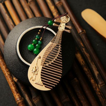 臺灣/✨梳子漢服配飾頭飾插梳古風發飾琵琶髮梳流蘇吊墜古代梳子唐風古裝飾品