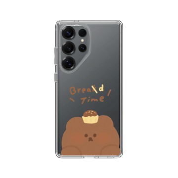 Galaxy S25 Ultra Clear 透明 - 布朗尼 annnbrownie - 麵包派對（巧克熊款）