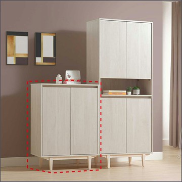 3.7 / 4 /  6.6尺鞋櫃 展示櫃 隔間櫃 電視櫃 座鞋椅  【275B3712】Leader傢居館275-238