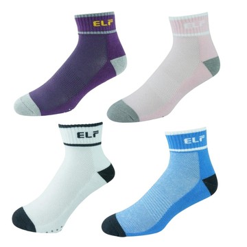UF72 []三入組/UF5712(24-28)elf除臭竹炭/止滑/氣墊/短統單車襪