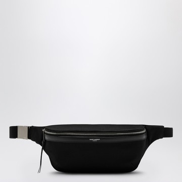 Black canvas classic belt bag