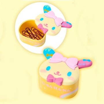 asdfkitty*花小兔 華麗緞帶 造型玩偶擺飾-收納盒 置物盒-辦公室文具用品-也可當擺飾.裝飾品-正版