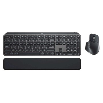 logitech 羅技 MX Keys Combo 無線智能鍵鼠組 企業版 公司貨  黑色  General type (Full-size)
