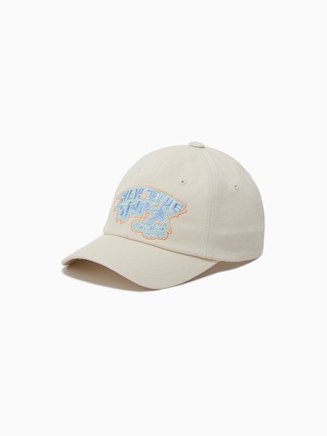 Embroidered Cotton 6-Panel Cap [Blue]