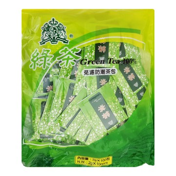 DONG JYUE 東爵好茶 日式綠茶 隨身茶包量販包 冷泡熱泡皆宜 口感清爽不苦澀  2g  100包  1袋