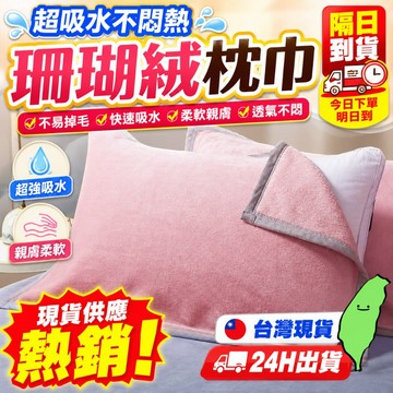🔥台灣現貨🔥枕巾 枕頭巾 法蘭絨枕巾 加厚 保潔巾 純棉 一片式枕巾 吸汗枕巾 不易滑落