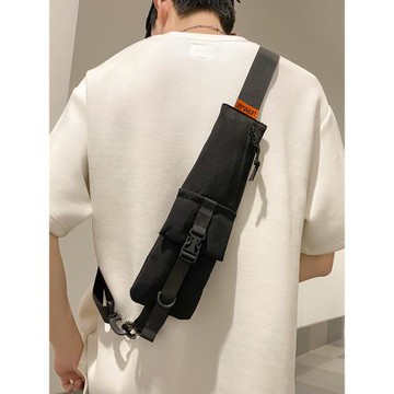 個性小眾胸包男潮牌運動手機小包包原創設計港風休閑斜挎包男腰包