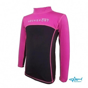 Aquasport 蜜桃粉1mm長袖防曬保暖上衣