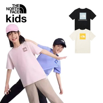 The North Face 北面兒童短袖｜經典LOGO印花FLASHDRY速乾童裝T恤(多款任選)