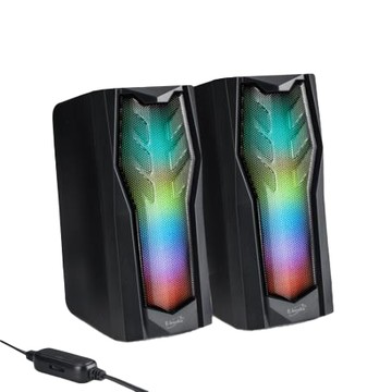 E-books電競炫光兩件式2.0多媒體喇叭/D44