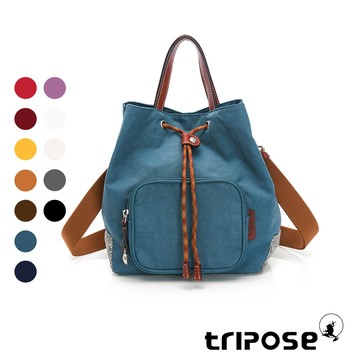 tripose 漫遊系列岩紋手提斜背水桶包