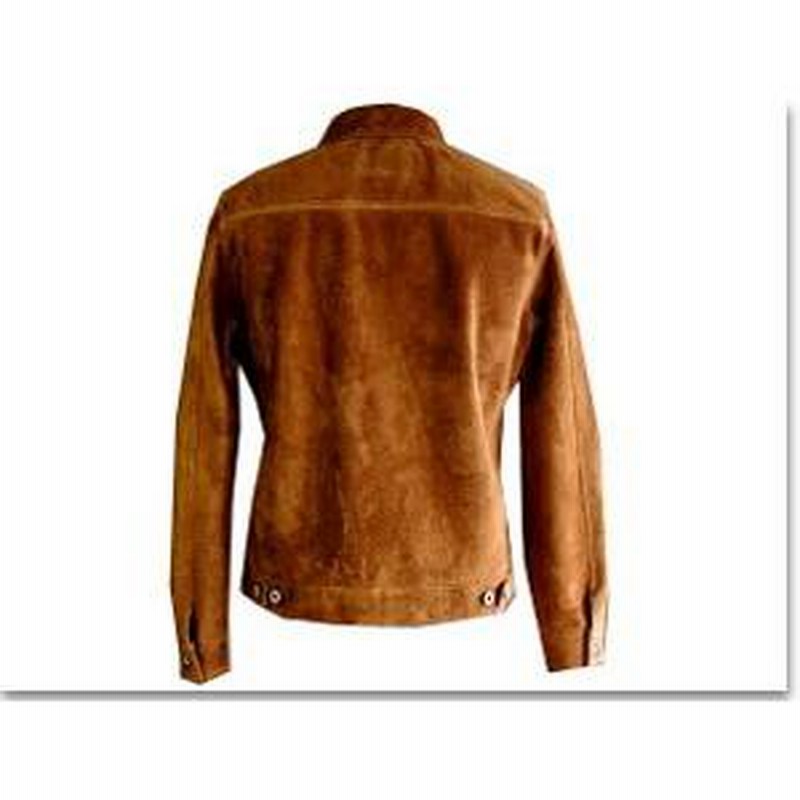Y2 LEATHER ワイツーレザー 牛革 カウレザー スエード 襟 切替