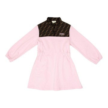 FENDI Kids 粉色休閒洋裝