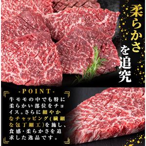 ふるさと納税 鹿児島県志布志市産(国産交雑種) 横峯牛の赤身ステーキ(600g・6〜8枚入り) b0-164 鹿児島県志布志市