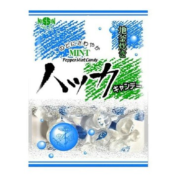 【江戶物語】 Nissin 日進製菓 薄荷風味糖 80g 硬糖 薄荷糖果 清涼薄荷 地釜炊 懷舊糖果 日本原裝進口