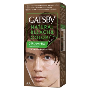 GATSBY 無敵顯色染髮霜 雙氧乳70ml+染髮霜35g  摩卡深棕  1盒