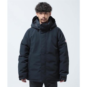 BEAMS復古寬松連帽防風羽絨服