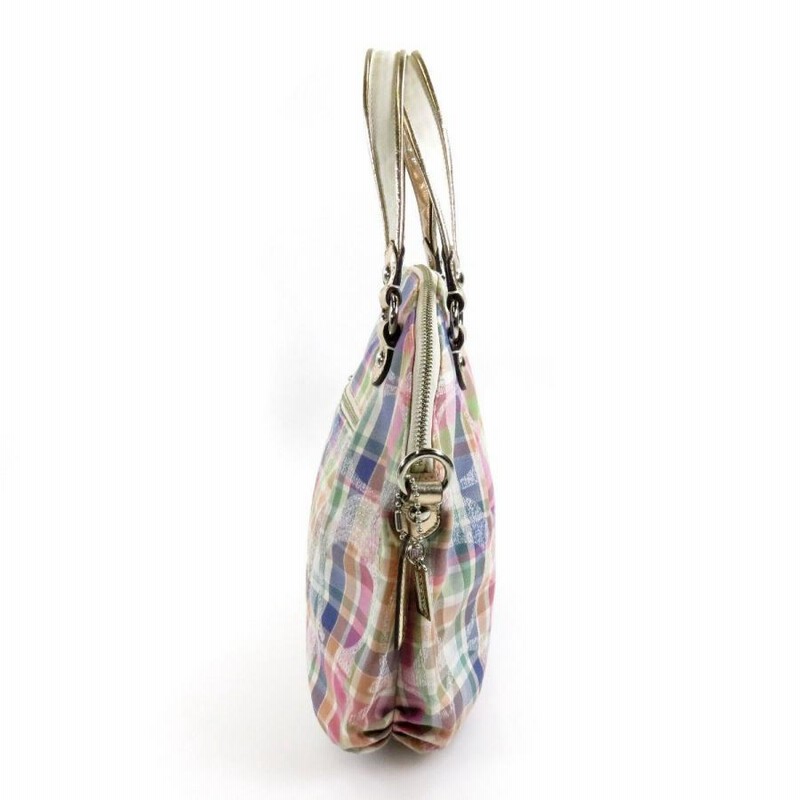 希少♡COACH チェック柄 ハンドバッグ チェック柄 Coach(コーチ) バッグ・カバン(レディース) - 海外