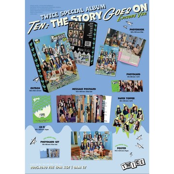⭐韓國代購正版⭐ 未拆 TWICE 十週年特別專 The Story Goes On正品