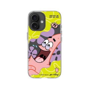 iPhone 16 Clear Case（相機按鈕） 透明 - 海綿寶寶 SpongeBob - 派大星哈哈哈