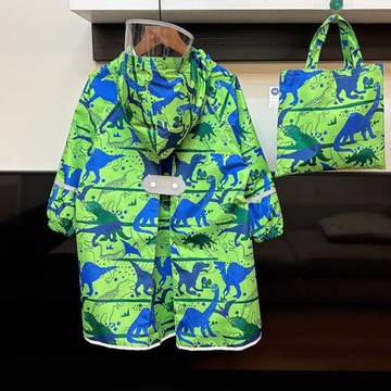 日系兒童雨衣男童女童學生幼兒園寶寶雨披防雨書包位玩水上學輕便