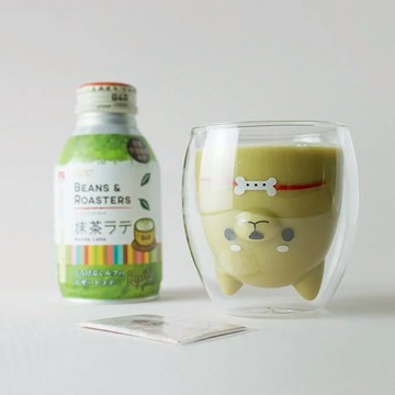 【Simple Zone】好玻 GOODGLAS-柴犬雙層杯-清透