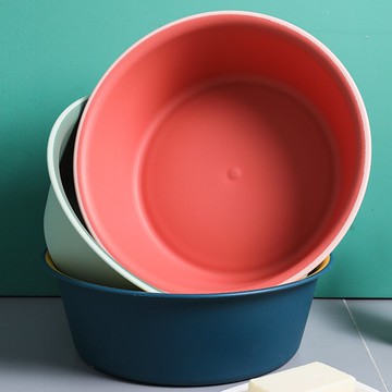 臉盆加厚洗臉盆家用大小號學生宿舍洗腳盆塑料便攜式嬰兒洗衣盆子