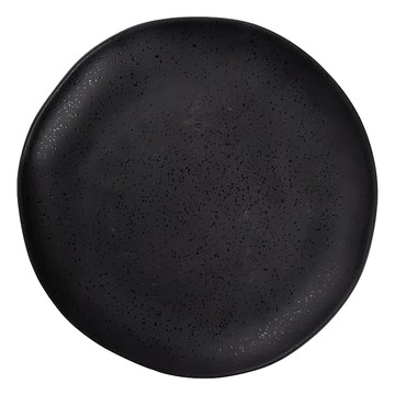 WANDU 瓦讀 黑織陶瓷平盤 10.5吋 簡約設計  1個
